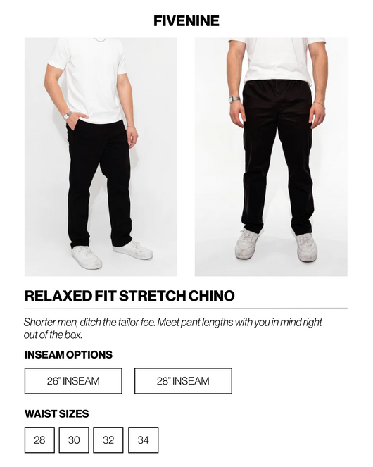 Short Inseam Chino Pant