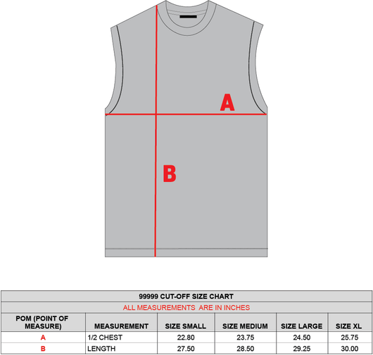 99999 Training Team Cut - Off - 99999